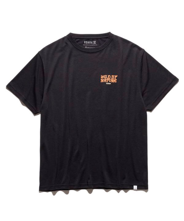 "WILD BY NATURE" DriRelease TEE -ブラック-