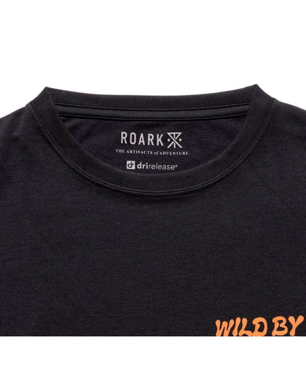 "WILD BY NATURE" DriRelease TEE -ブラック-