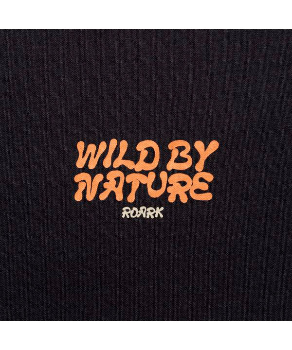 "WILD BY NATURE" DriRelease TEE -ブラック-