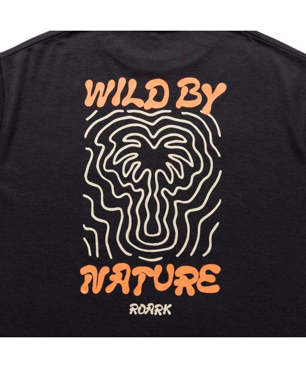 "WILD BY NATURE" DriRelease TEE -ブラック-
