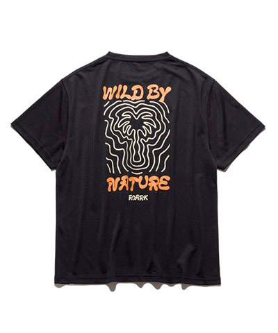 "WILD BY NATURE" DriRelease TEE -ブラック-