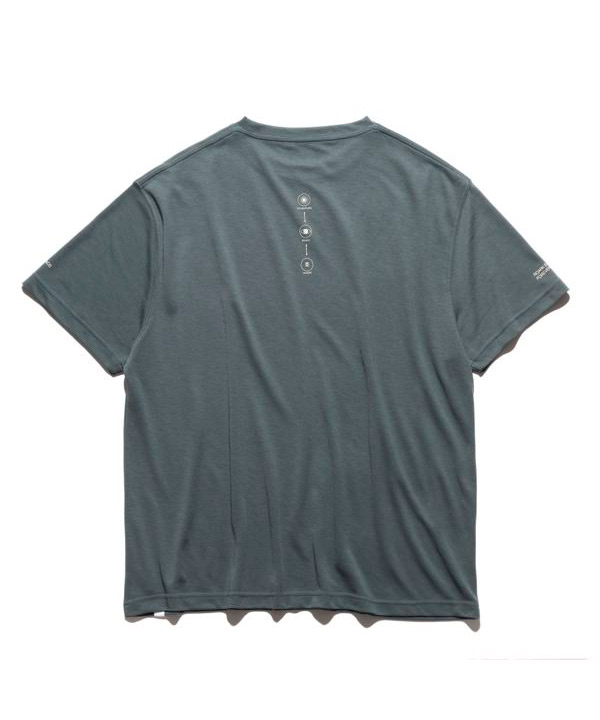 "TRIANGULAR" DriRelease TEE -SMOKE SAGE-