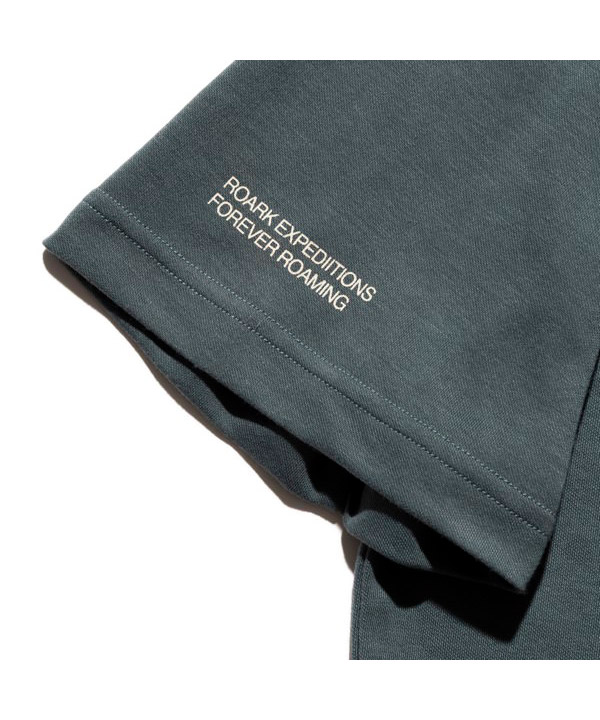 "TRIANGULAR" DriRelease TEE -SMOKE SAGE-