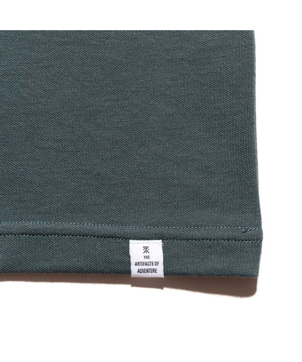 "TRIANGULAR" DriRelease TEE -SMOKE SAGE-