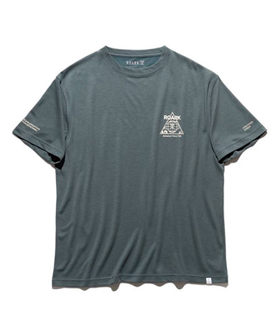 "TRIANGULAR" DriRelease TEE -SMOKE SAGE-