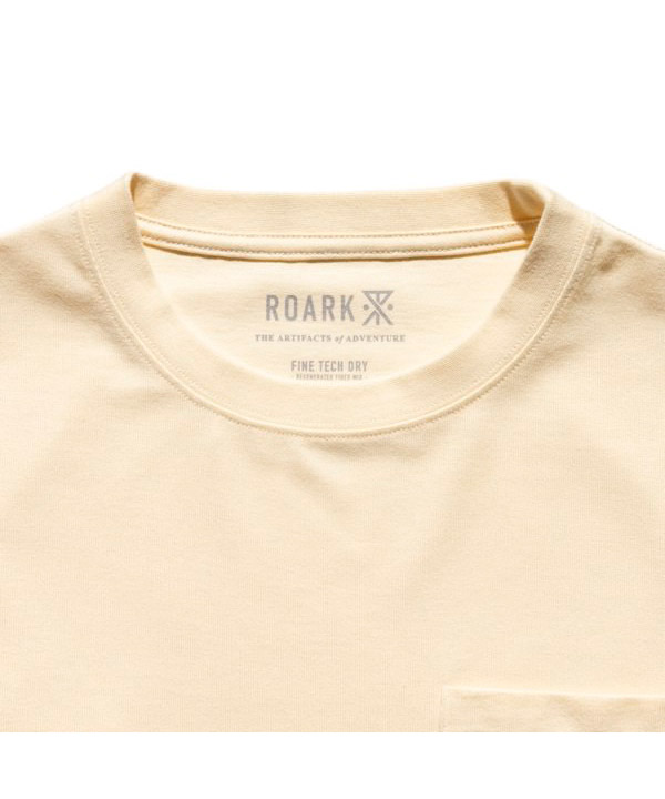 "LABEL POCKET" FINE TECH DRY TEE