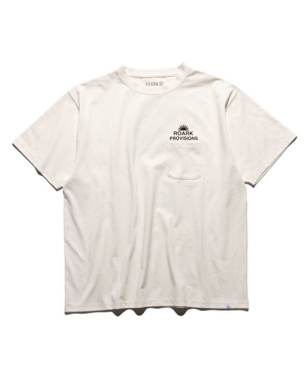 "PROVISIONS" FINE TECH DRY TEE -ホワイト-
