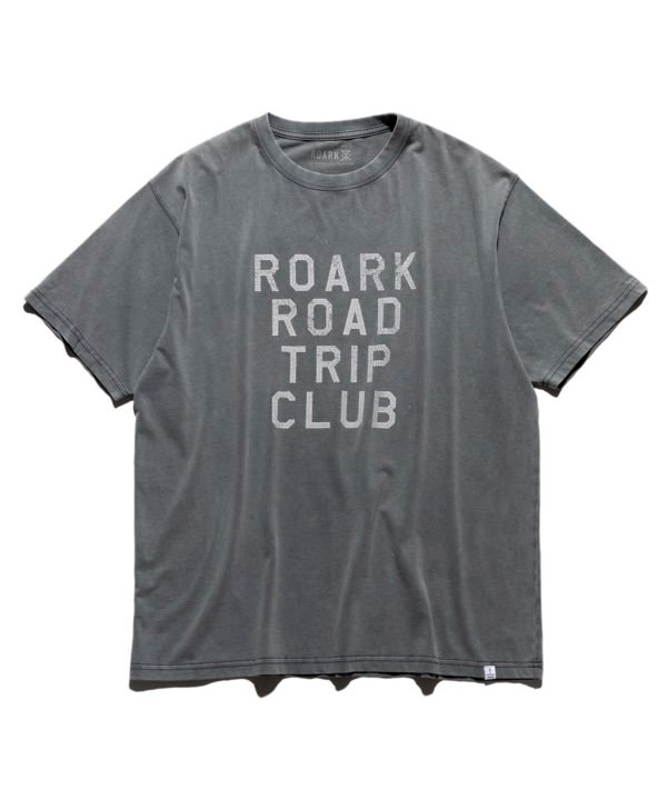 "ROAD TRIP" WELL WORN TEE -グレー-