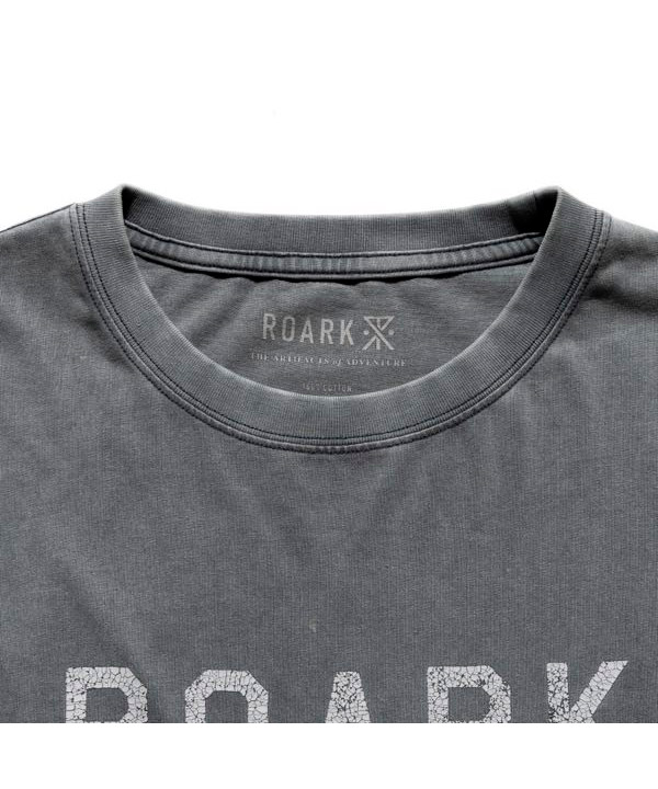 "ROAD TRIP" WELL WORN TEE -グレー-