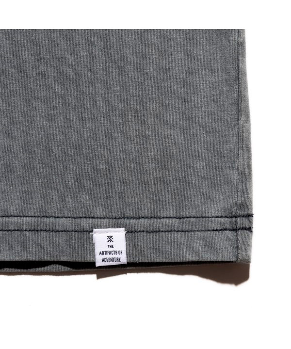 "ROAD TRIP" WELL WORN TEE -グレー-