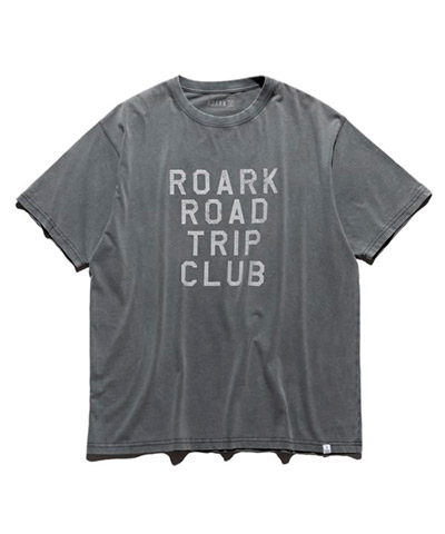 "ROAD TRIP" WELL WORN TEE -グレー-