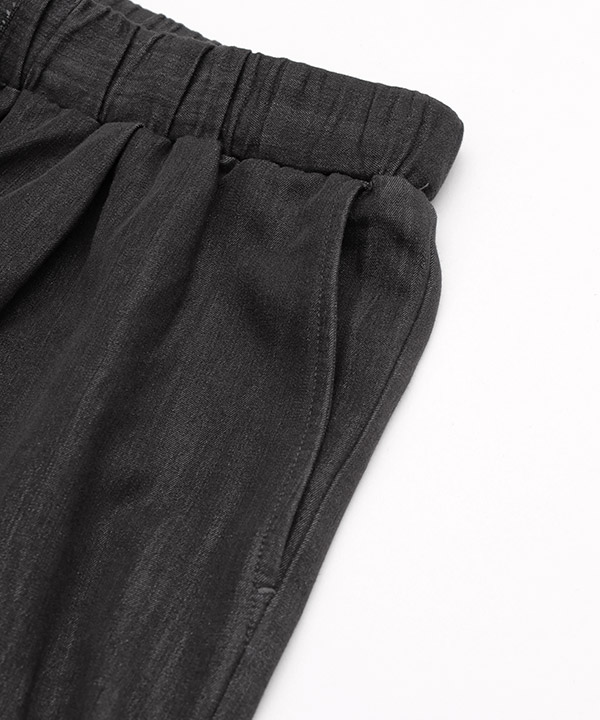 VISCOSE DENIM TUCK PT