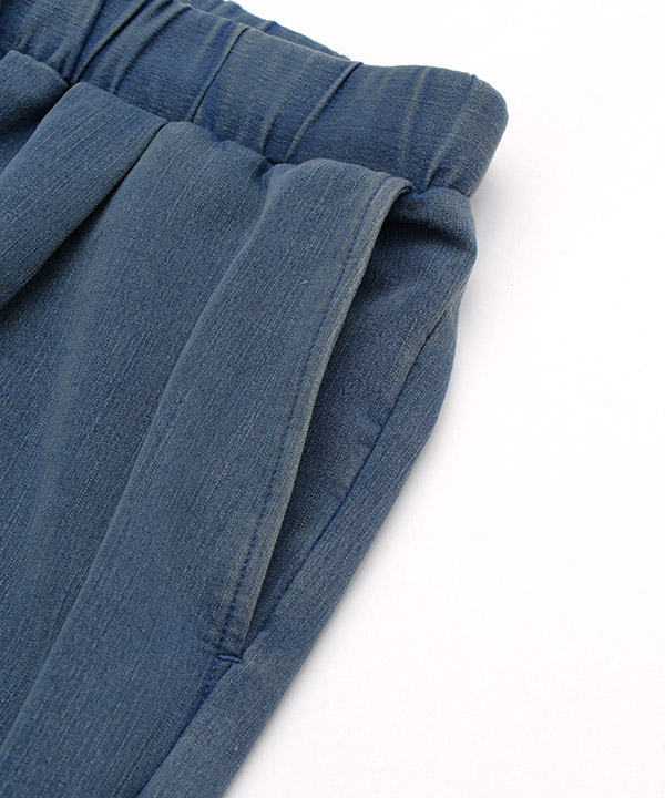 VISCOSE DENIM TUCK PT