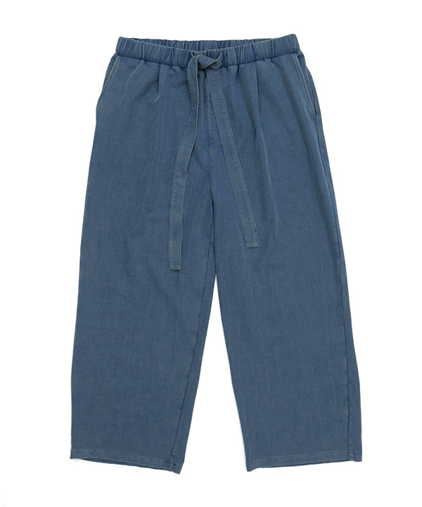 VISCOSE DENIM TUCK PT(インディゴ)