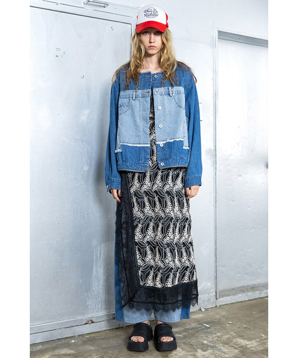 4WAY DENIM JACKET -ブルー-