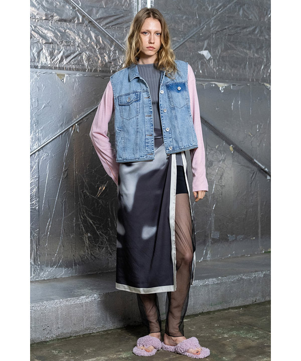 4WAY DENIM JACKET -ブルー-