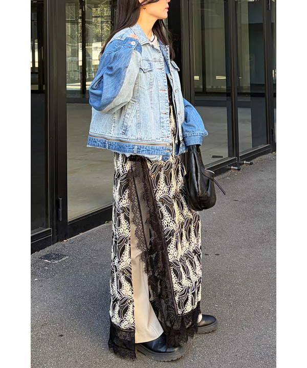 4WAY DENIM JACKET -ブルー-