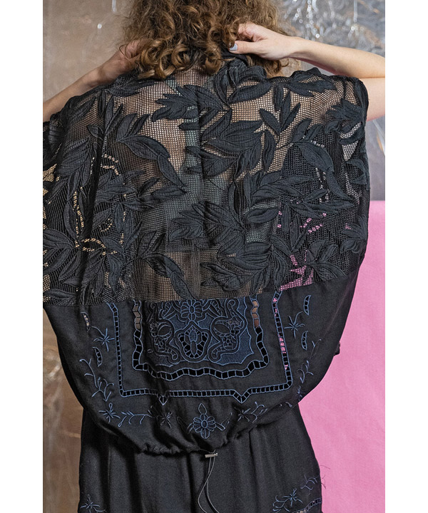 CUTWORK EMBROIDERED SHIRT