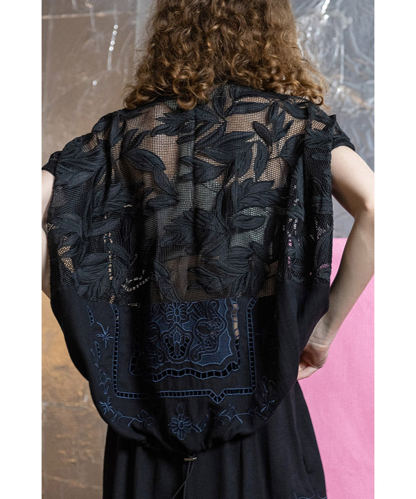 CUTWORK EMBROIDERED SHIRT