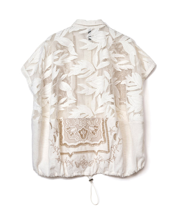 CUTWORK EMBROIDERED SHIRT