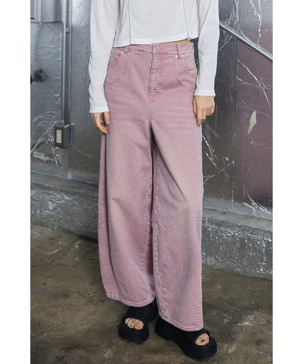 COCOON SILHOUETTE DENIM PANTS