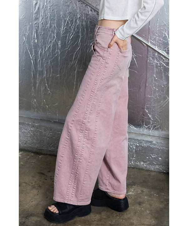 COCOON SILHOUETTE DENIM PANTS