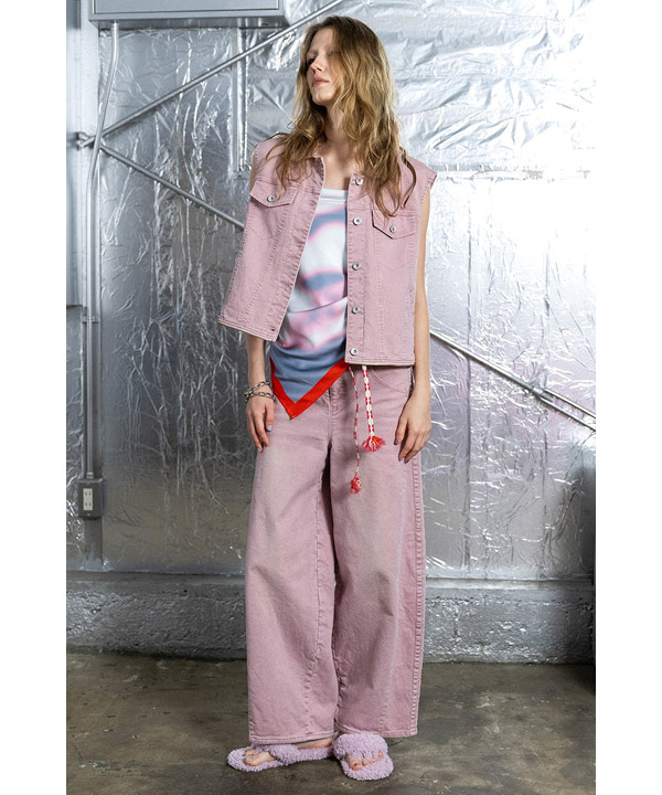 COCOON SILHOUETTE DENIM PANTS