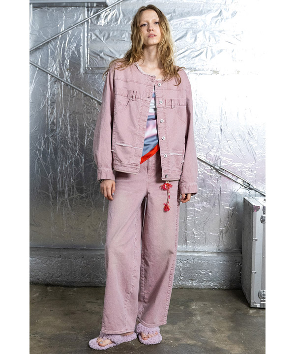 COCOON SILHOUETTE DENIM PANTS