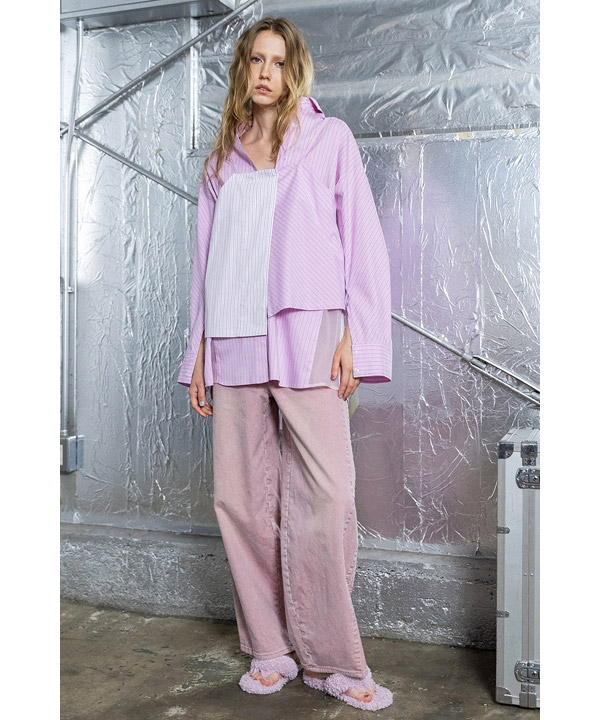 COCOON SILHOUETTE DENIM PANTS