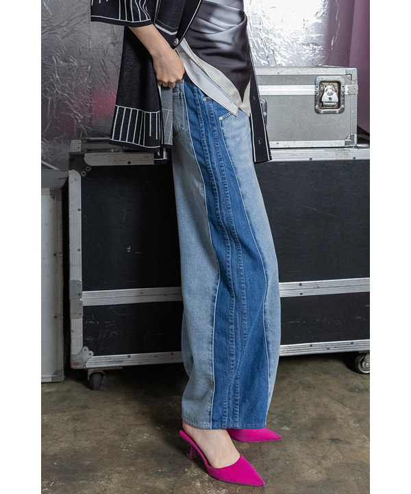 COCOON SILHOUETTE DENIM PANTS