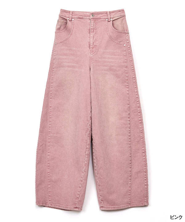 COCOON SILHOUETTE DENIM PANTS