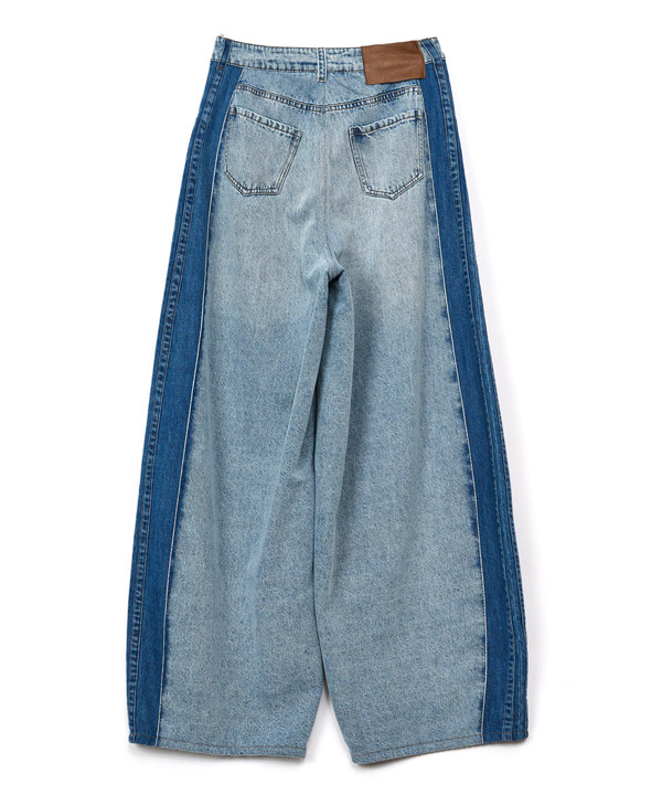 COCOON SILHOUETTE DENIM PANTS