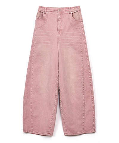 COCOON SILHOUETTE DENIM PANTS