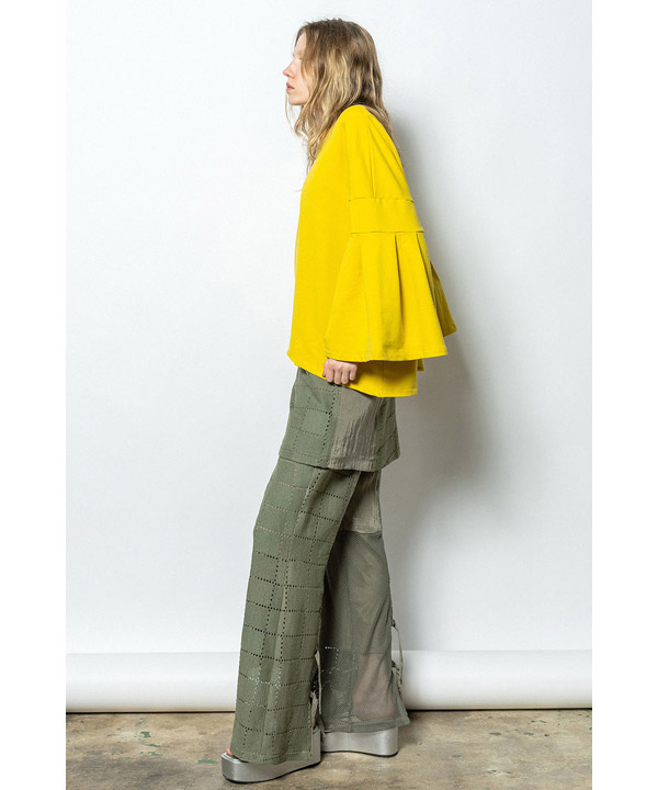 SQUARE LACE PANTS SET