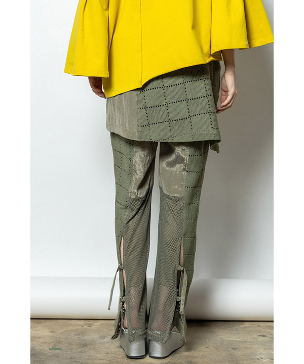 SQUARE LACE PANTS SET