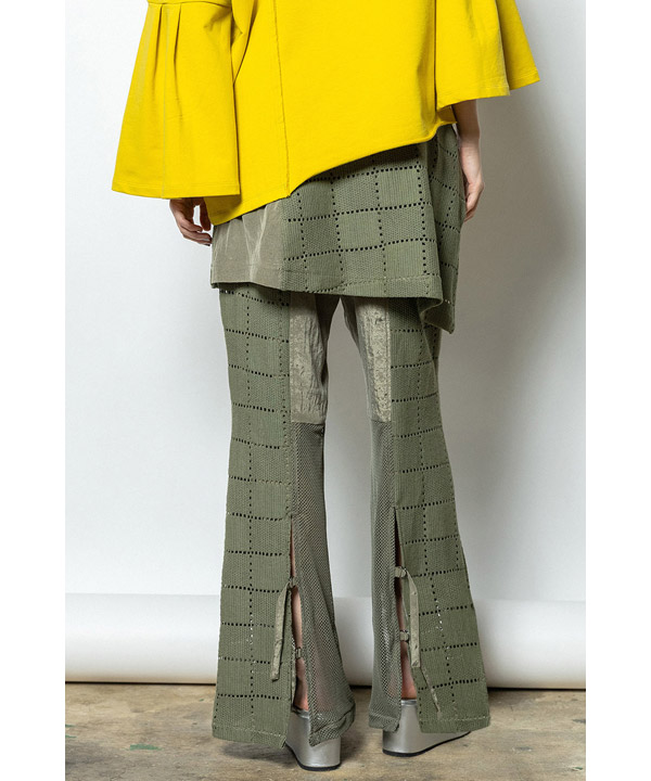 SQUARE LACE PANTS SET