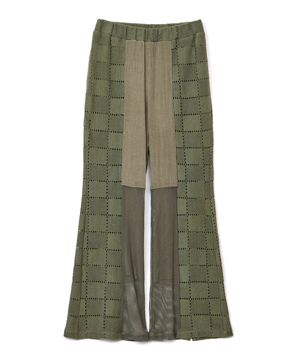 SQUARE LACE PANTS SET