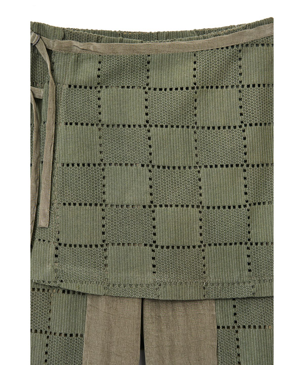 SQUARE LACE PANTS SET