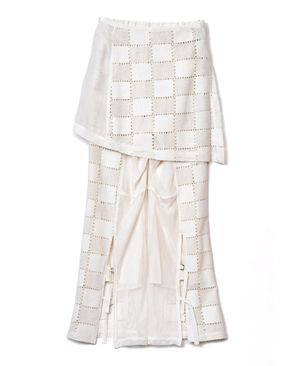 SQUARE LACE PANTS SET