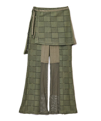 SQUARE LACE PANTS SET