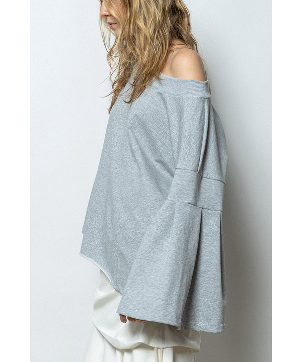 OFF SHOULDER SWEAT PULLOVER