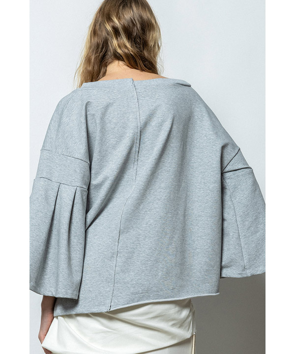 OFF SHOULDER SWEAT PULLOVER