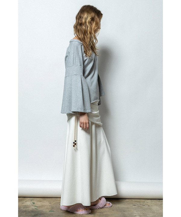 OFF SHOULDER SWEAT PULLOVER