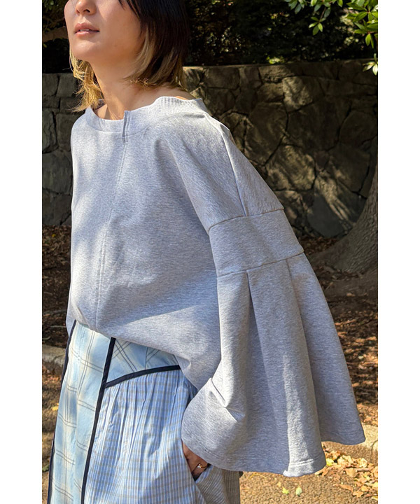 OFF SHOULDER SWEAT PULLOVER