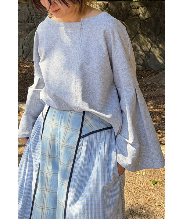 OFF SHOULDER SWEAT PULLOVER