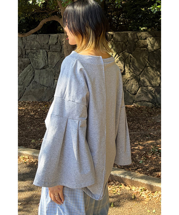 OFF SHOULDER SWEAT PULLOVER