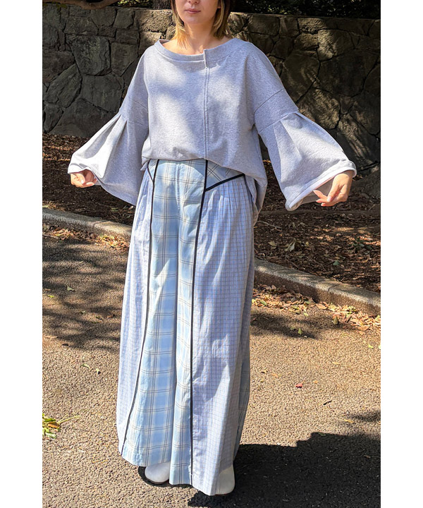 OFF SHOULDER SWEAT PULLOVER