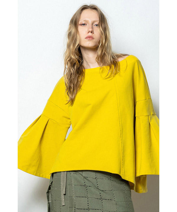 OFF SHOULDER SWEAT PULLOVER