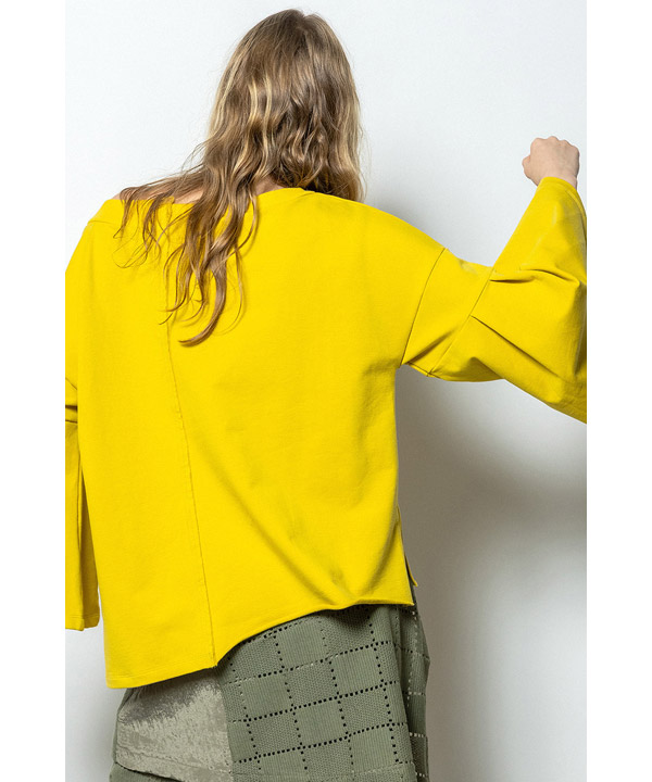 OFF SHOULDER SWEAT PULLOVER