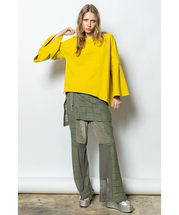 OFF SHOULDER SWEAT PULLOVER